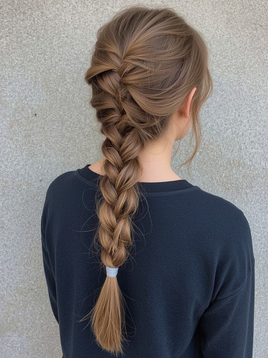 Long Haircut Ideas Fishtail Braid