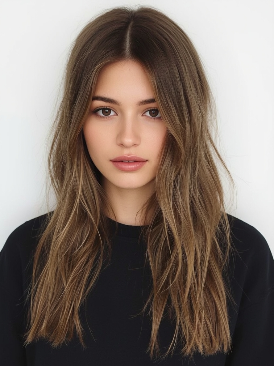 Long Haircut Ideas Long with Angled Layers
