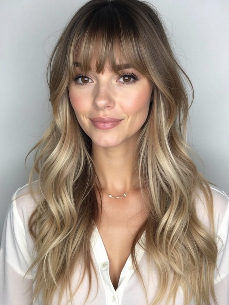 Long Haircut Ideas Wispy Layers with Soft Waves