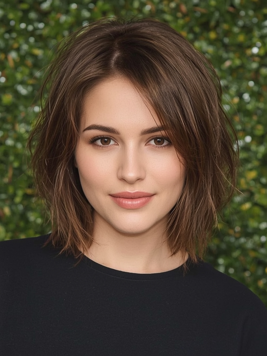 Low Maintenance Short Messy Haircuts For Women The Simple Chin Length Bob