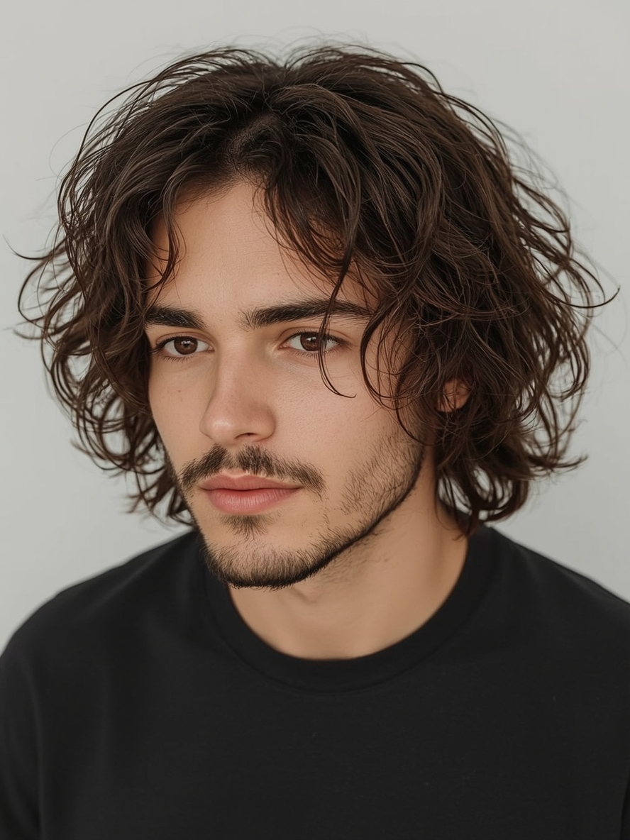 Men’s Curly Haircut The Loose and Natural Curls