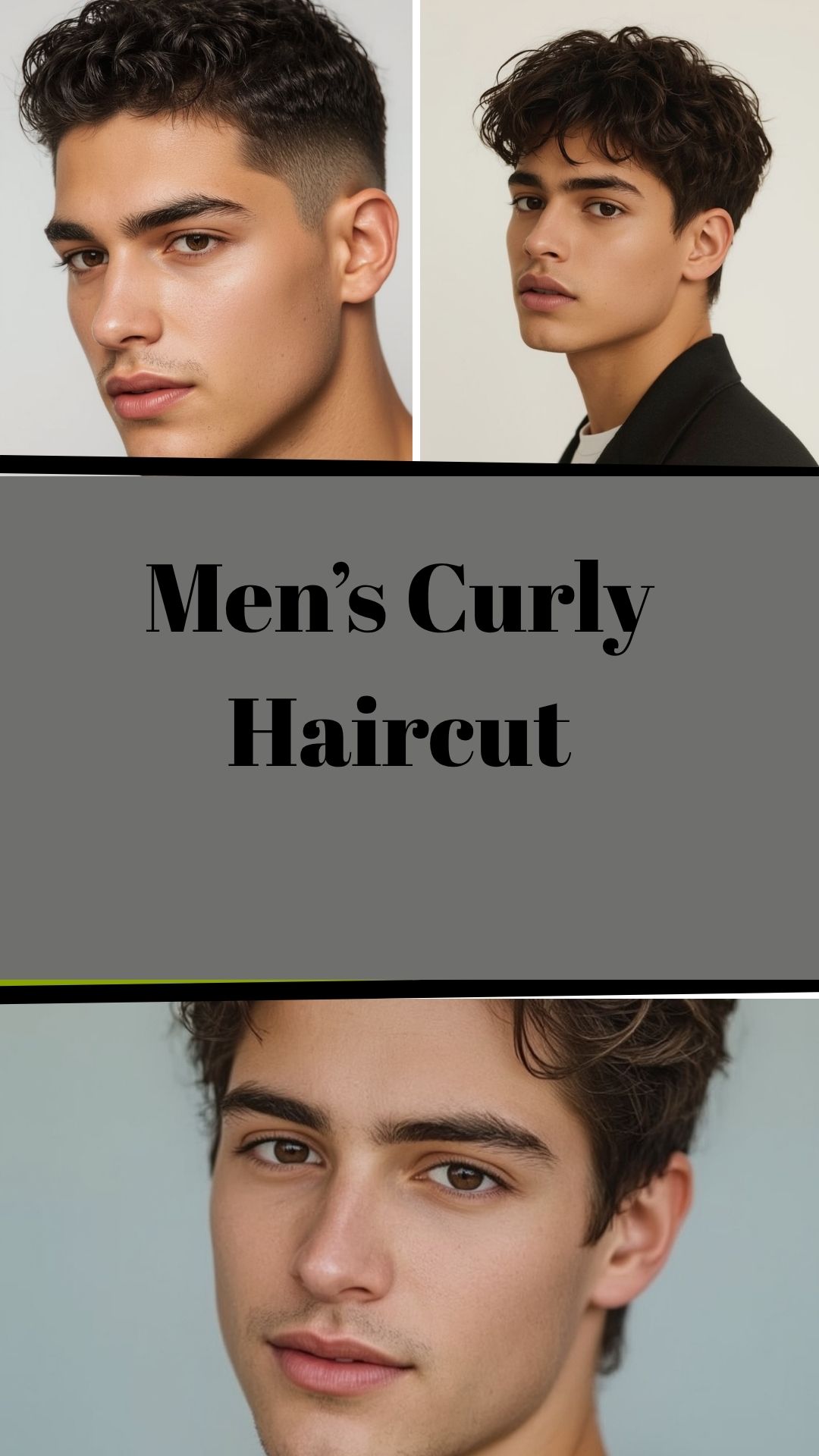Men’s Curly Haircut