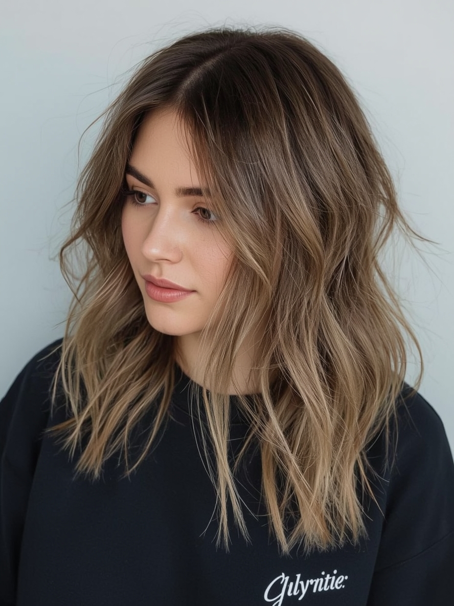 Mushroom Caramel Balayage