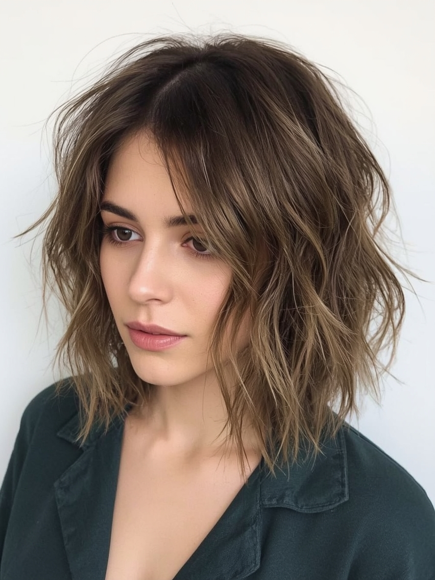 Romantic Short Messy Haircuts For Women The Softly Layered Lob