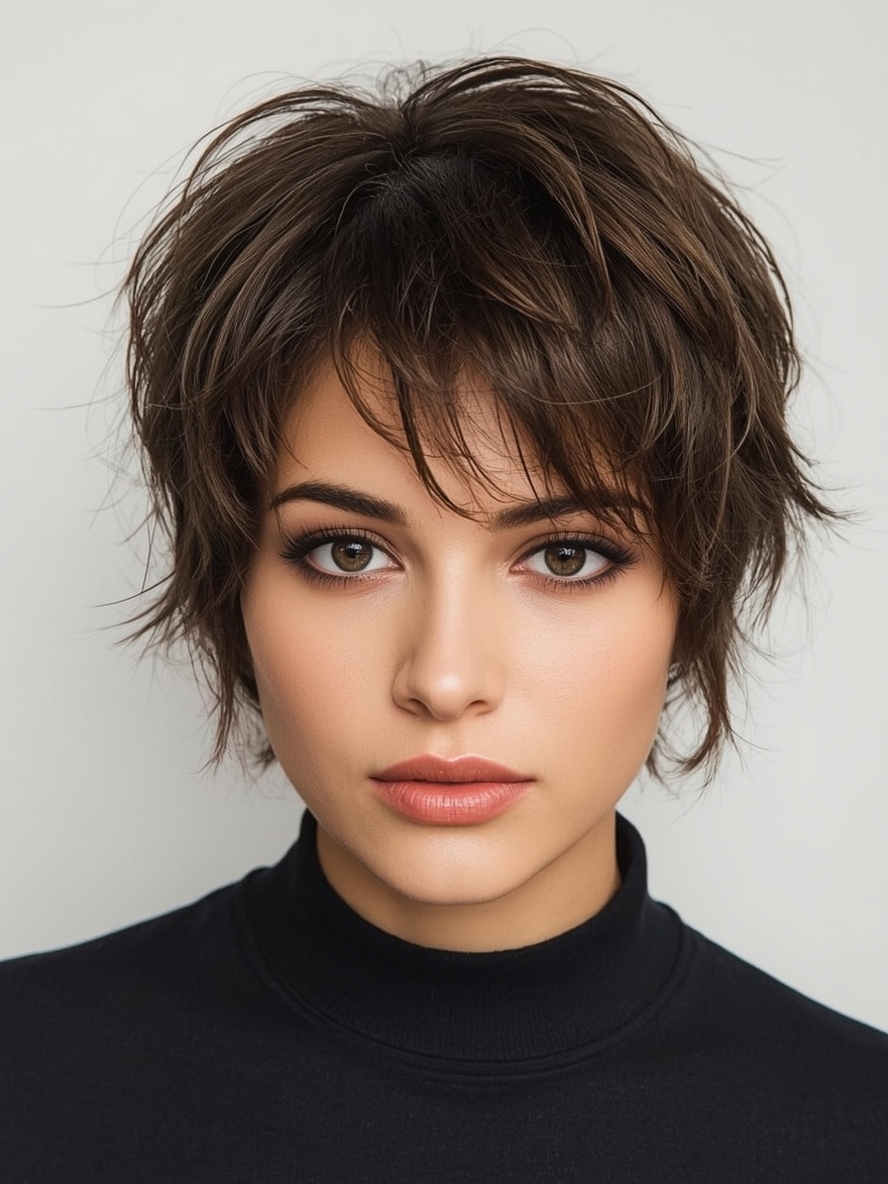 Short Haircuts For Thin Fine Hair The Choppy Pixie