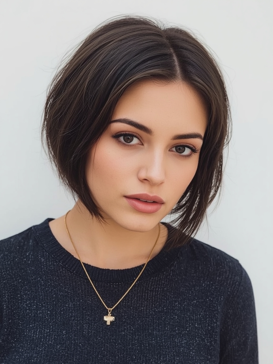 Short Haircuts For Thin Fine Hair The Cropped Bob