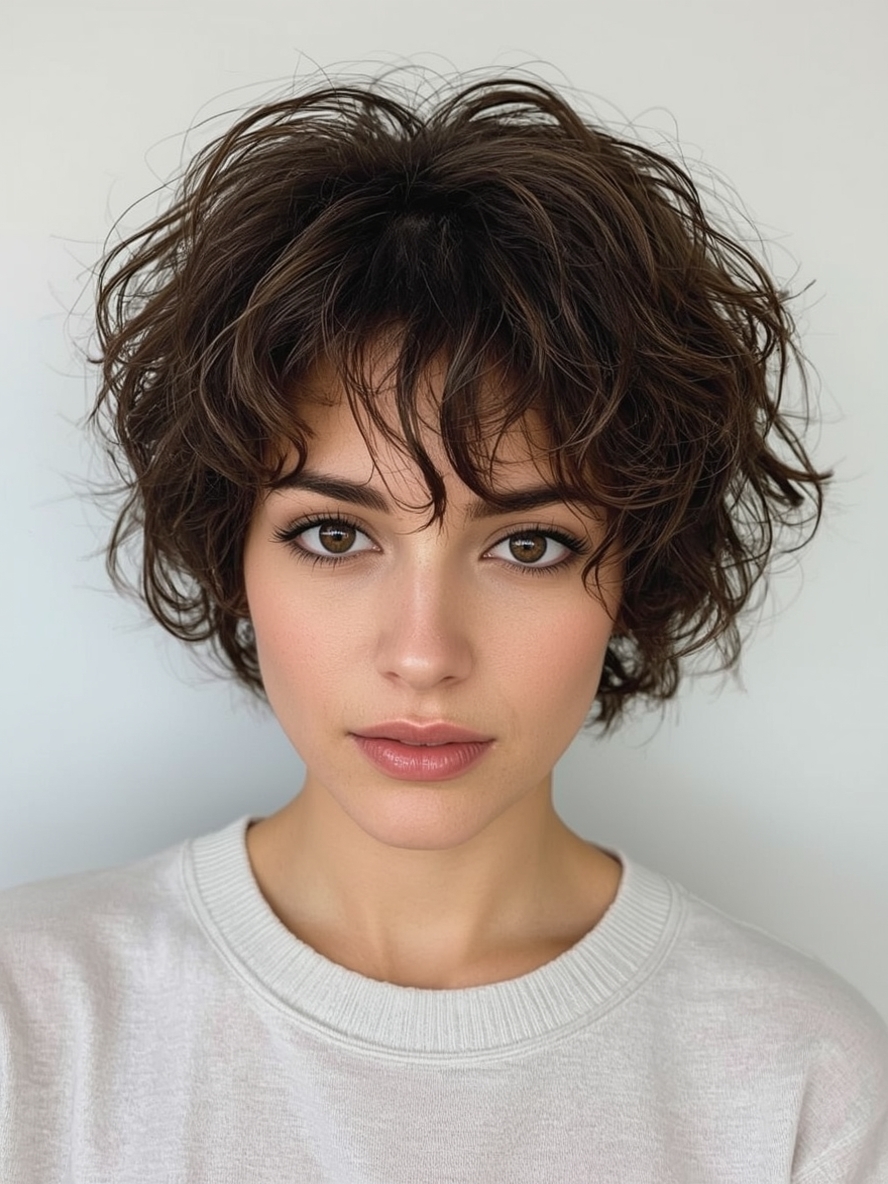 Short Haircuts For Thin Fine Hair The Curly Pixie