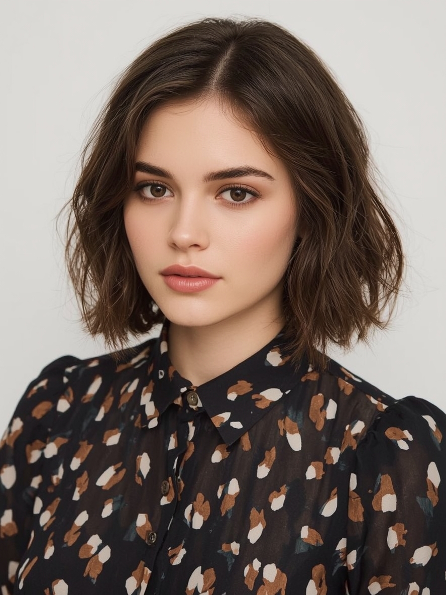 Short Haircuts For Thin Fine Hair The Flipped Out Bob