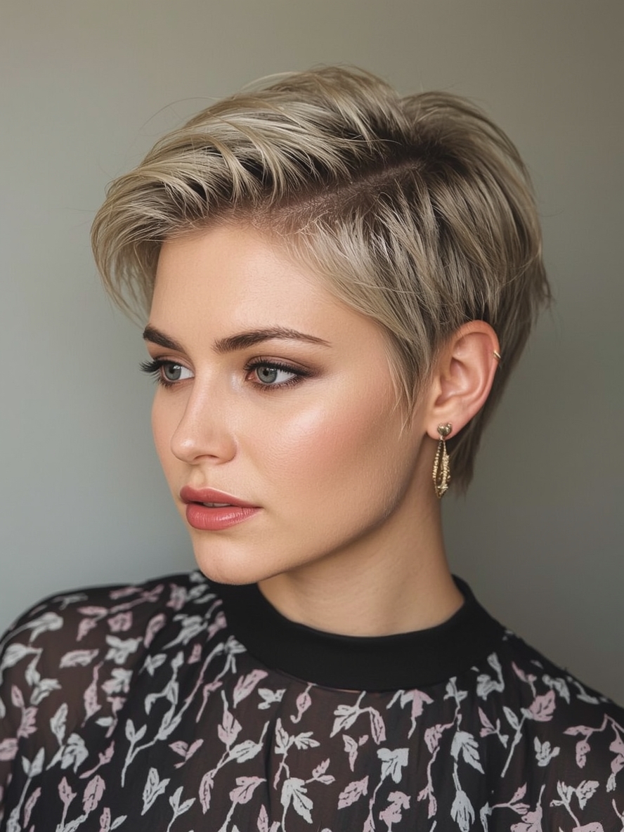 Short Haircuts For Thin Fine Hair The Graduated Pixie