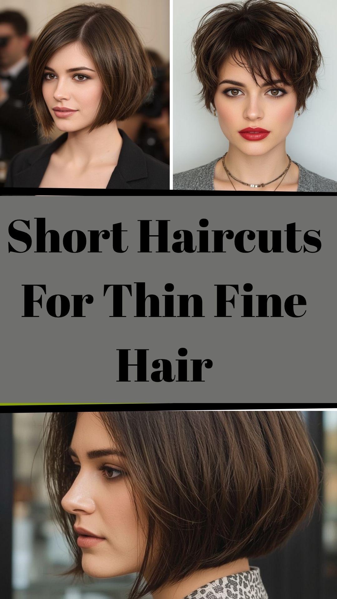 Short Haircuts For Thin Fine Hair main