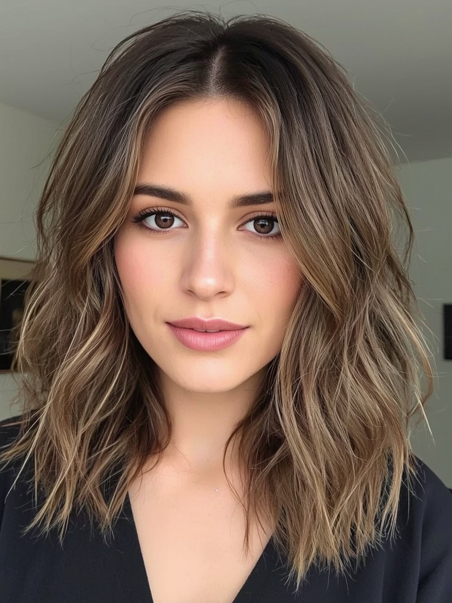 Shoulder Length Hairstyle For Thin Hair Fine Soft Waves