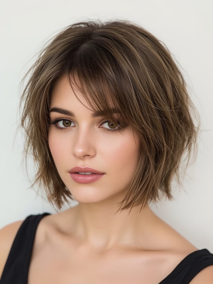 Shoulder Length Hairstyles For Thin Hair Fine Inverted Bob