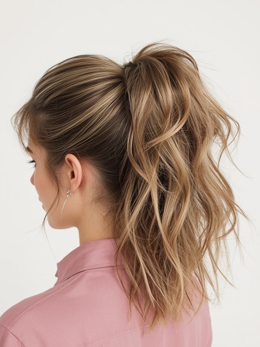 Shoulder Length Hairstyles For Thin Hair Fine Textured Ponytail