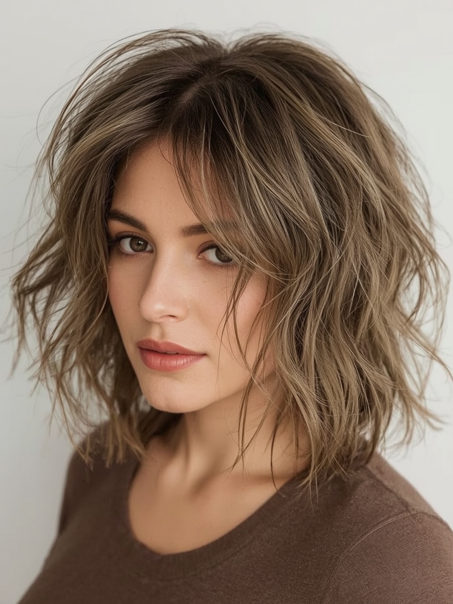 Soft Short Messy Haircuts For Women The Feathered Bob
