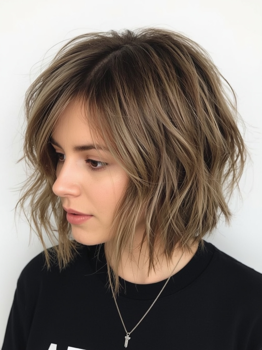 Stylish Short Messy Haircuts For Women The Choppy Bob