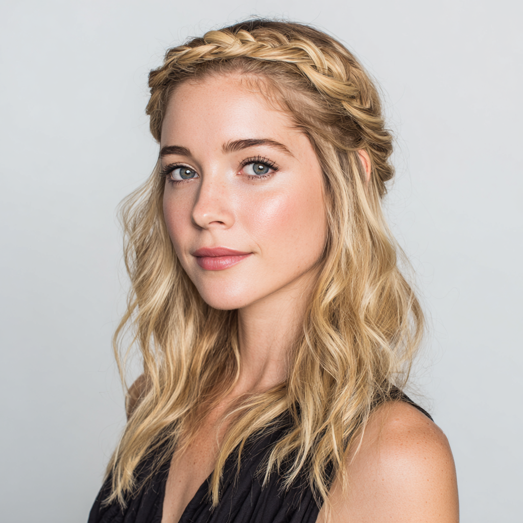 Summer Hairstyles Twisted Crown Braid