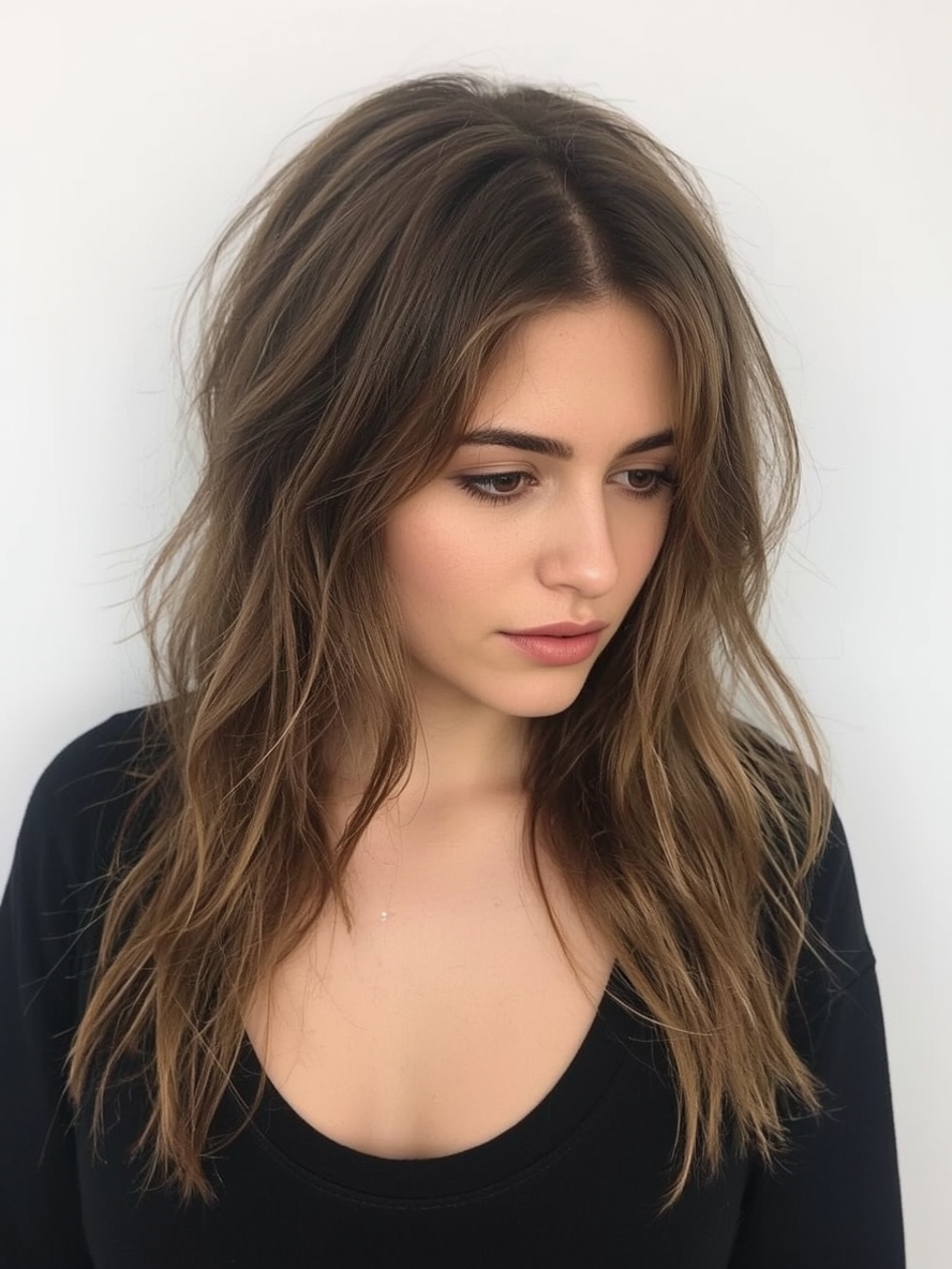 Teddy Bronde Messy Side Braid