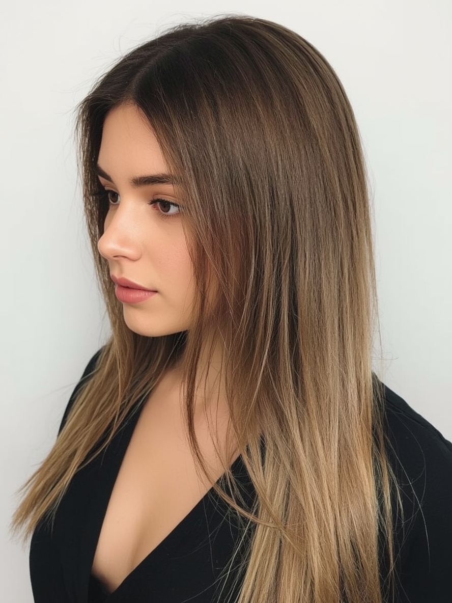 Teddy Bronde Sleek and Straight