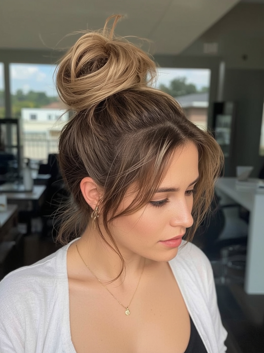 Teddy Bronde Top Knot Chic