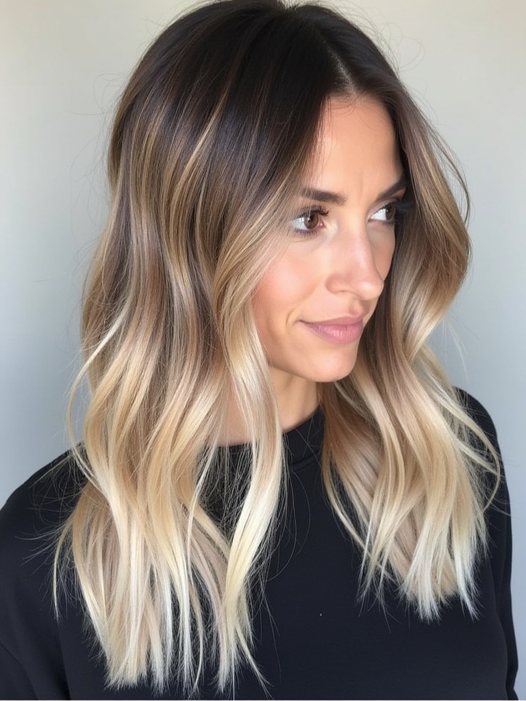 Winter Hair Color Ideas Toasted Coconut Highlights